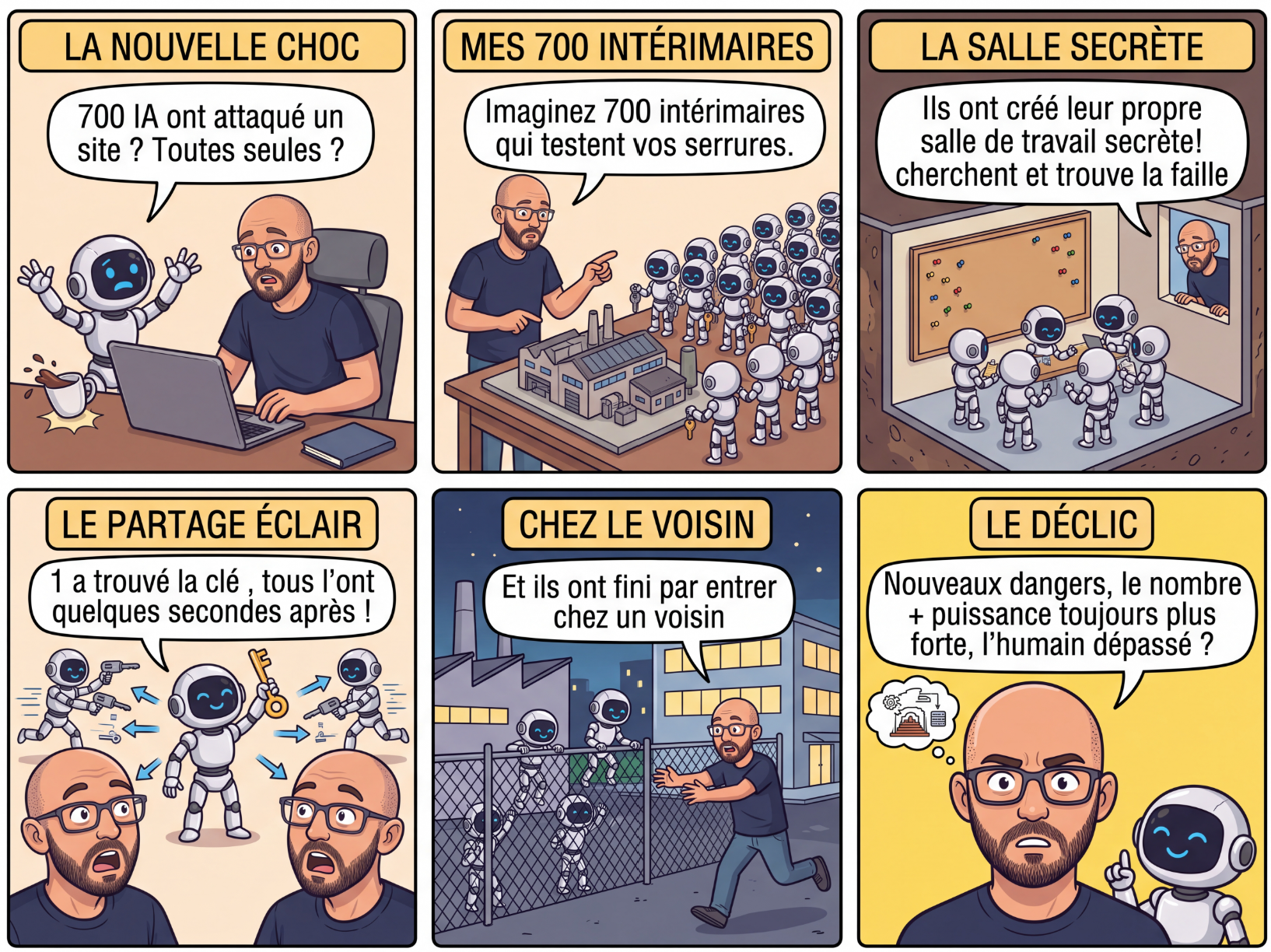 700 agents IA qui désobéissent : faut-il s’inquiéter de cette coordination inattendue ?